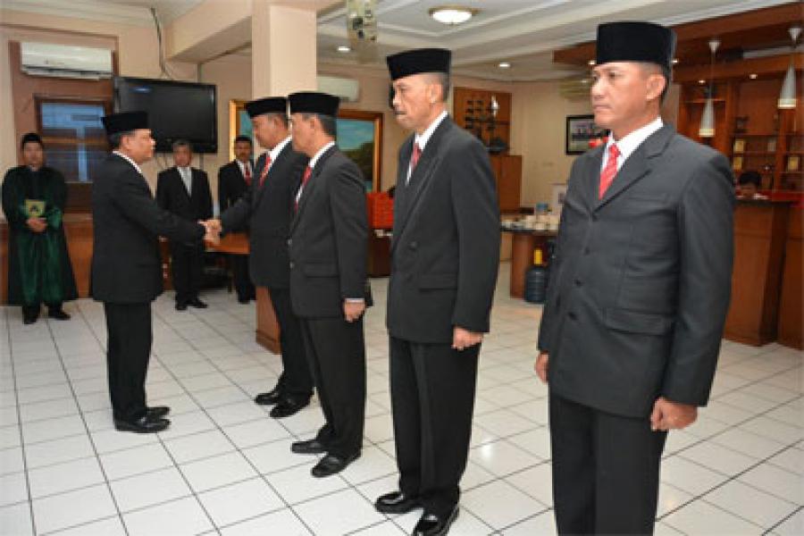Sestama Bakamla RI Lantik Empat Pejabat Eselon III