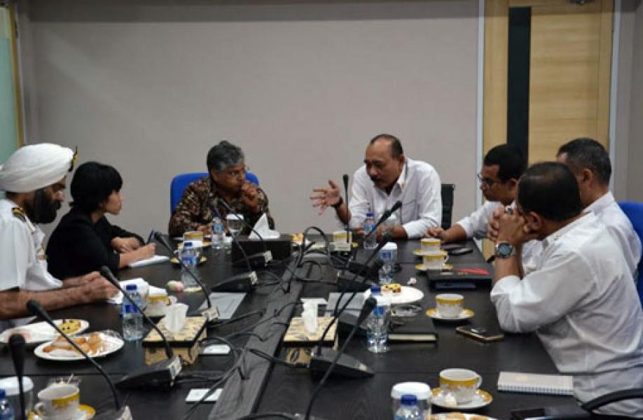 Bakamla RI-India Bahas Rencana Kerja Sama Keamanan Laut Kawasan 