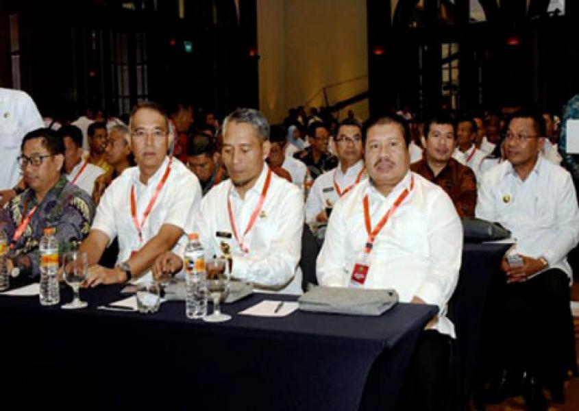 Bupati Bengkalis Ikuti  Rakornas Tim Terpadu Penanganan Konflik Sosial 2018