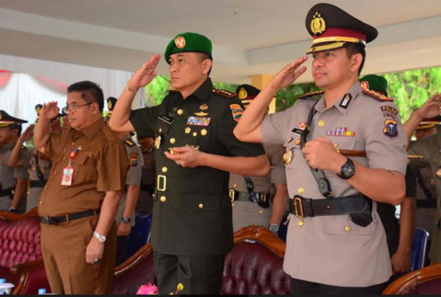 Danrem 031/Wira Bima Hadiri Penutupan Pendidikan Bintara Polri