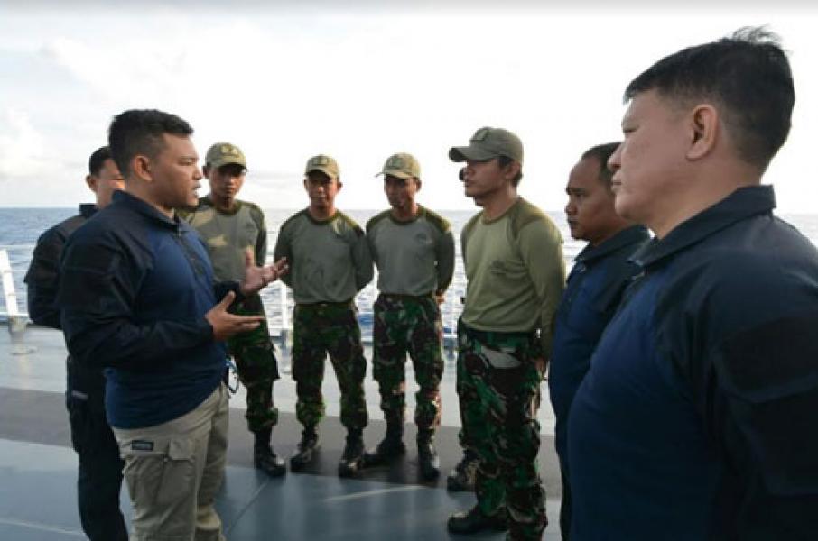 Dansatgas Nusantara-1 Bakamla RI Mantapkan Strategi