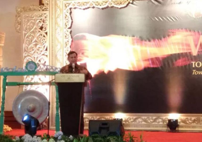 Indonesia Bubar 2030, Prabowo: Kalau Enggak Percaya Sama Saya Tak Apa-Apa