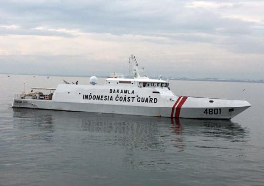 KN Bintang Laut 4801 Kawal Peninjauan Kabakamla RI Dan Menko Maritim Di Perairan Selat Malaka