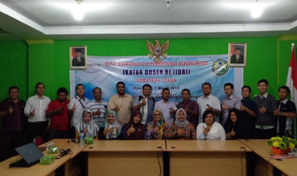 Mesran MKom Terpilih Jadi Ketua Perkumpulan Ikatan Dosen RI Sumut