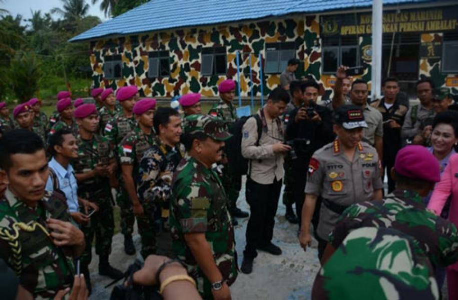 Panglima TNI: Anggota TNI-Polri Tegakkan Kedaulatan di Perbatasan NKRI