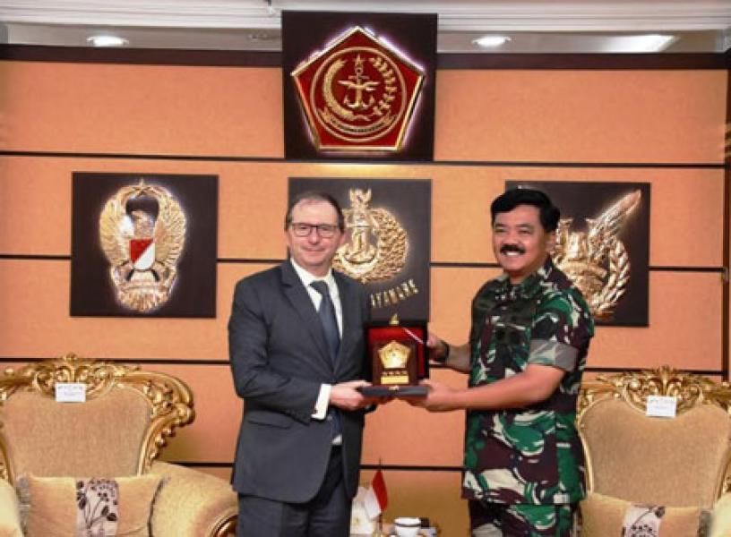 Panglima TNI Menerima Kunjungan Kehormatan Dubes Perancis