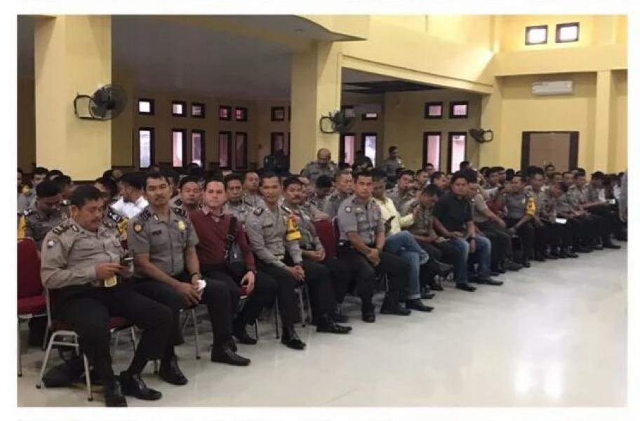 Polres Rohil Tes Urine Mendadak Anggotanya