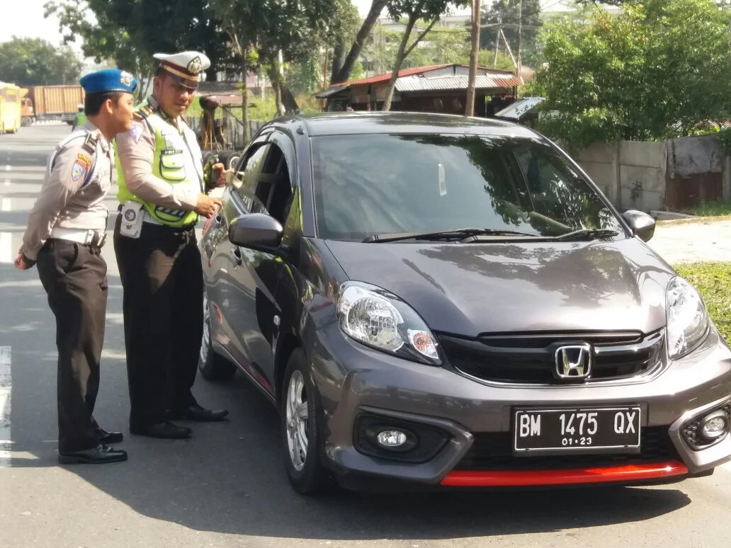 Satlantas Polresta Pekanbaru Gelar Operasi di Jalan SM Amin Pekanbaru