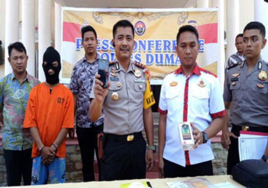 Satu DPO, Polres Dumai Ringkus Seorang Pelaku Jambret Tas Wanita