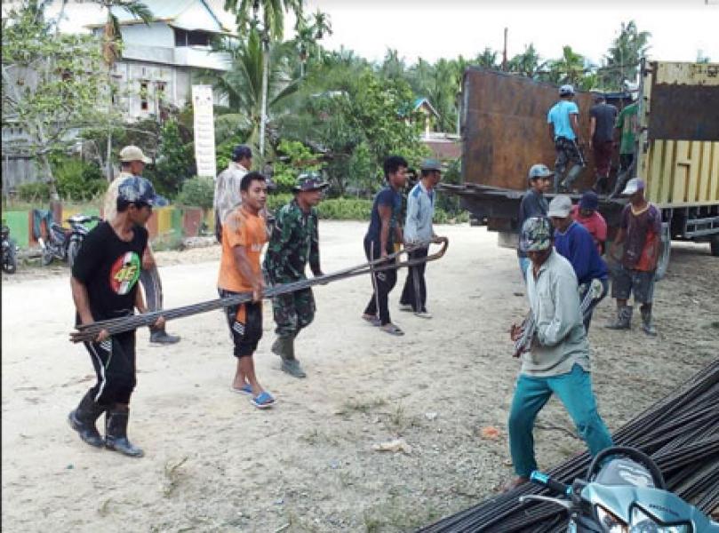 TMMD Ke-101 Kodim Inhil, Wujud Kemanunggalan TNI Dengan Rakyat