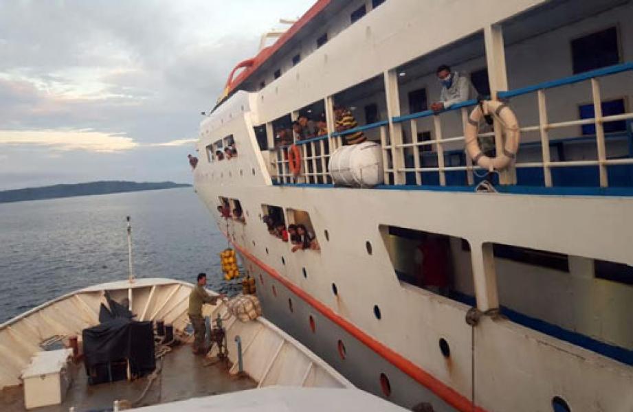 Bakamla RI Amankan Bibit Jagung Diduga Tak  Bertuan di Selat Bangka
