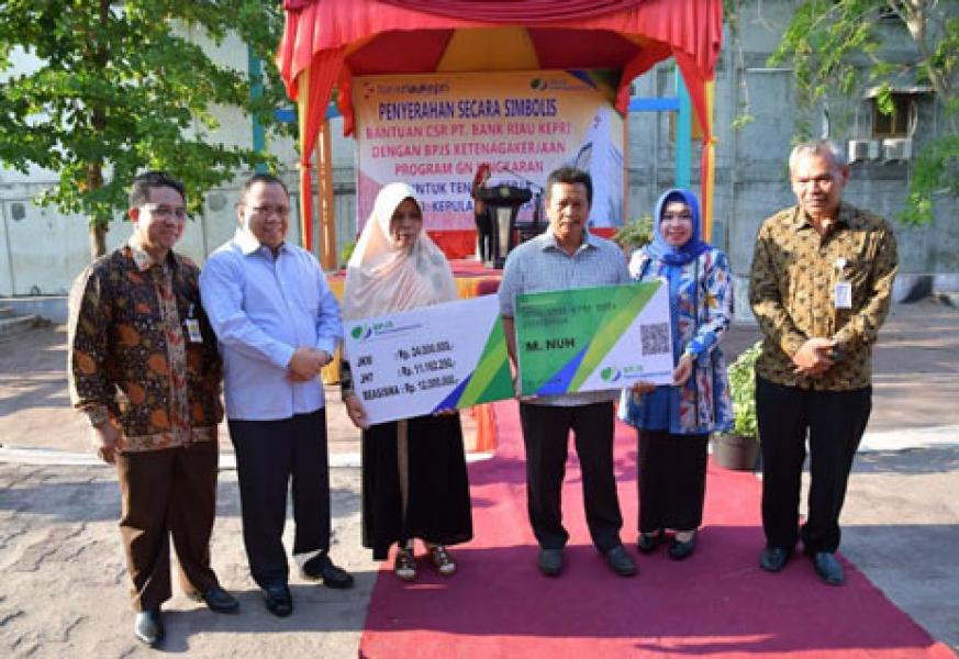 Bank Riau Kepri Wujudkan Program GN Lingkaran BPJS Ketenagakerjaan di Kepulauan Meranti