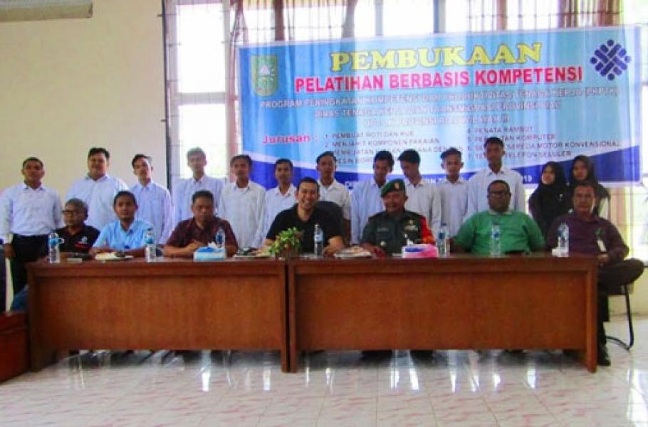 Hadiri Pembukaan Pelatihan Berbasis Kompetensi, Ini Kata Danramil 02 Rambah