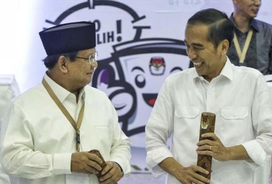 Jokowi di Balikpapan, Prabowo �Duet� dengan AHY di Bandung