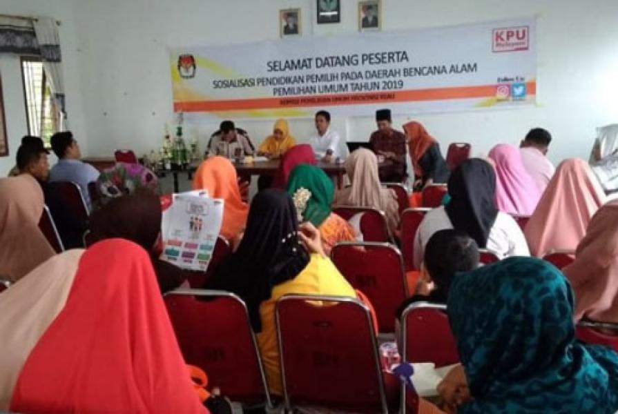 KPU Riau Gelar Sosialisasi Pemilih di Kelurahan Sri Meranti