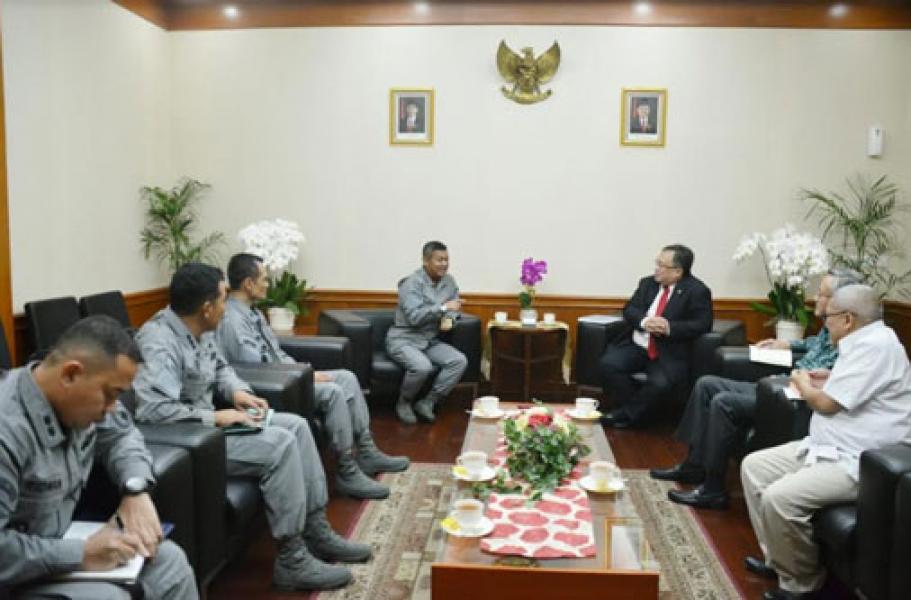 Kepala Bakamla Temui Menteri PPN/Bappenas