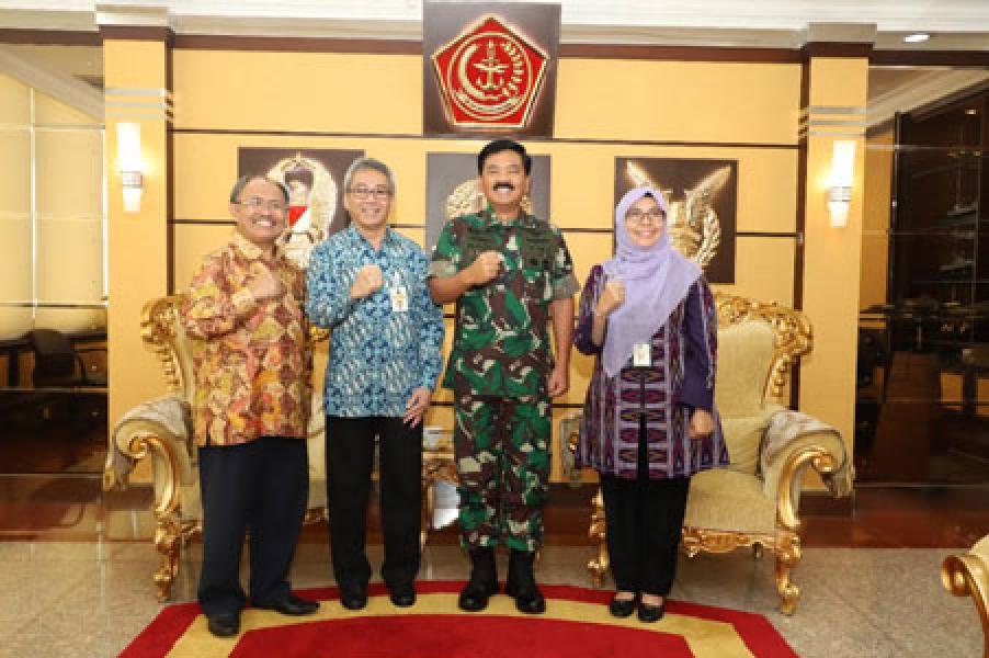 Panglima TNI Terima Kakanwil Dirjen Pajak Jakarta Timur