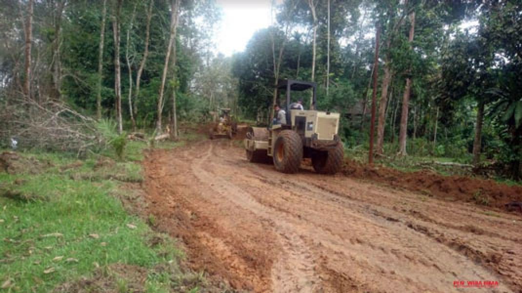 Pelaksanaan TMMD ke-104 Tahun 2019 Buka Akses Pertanian