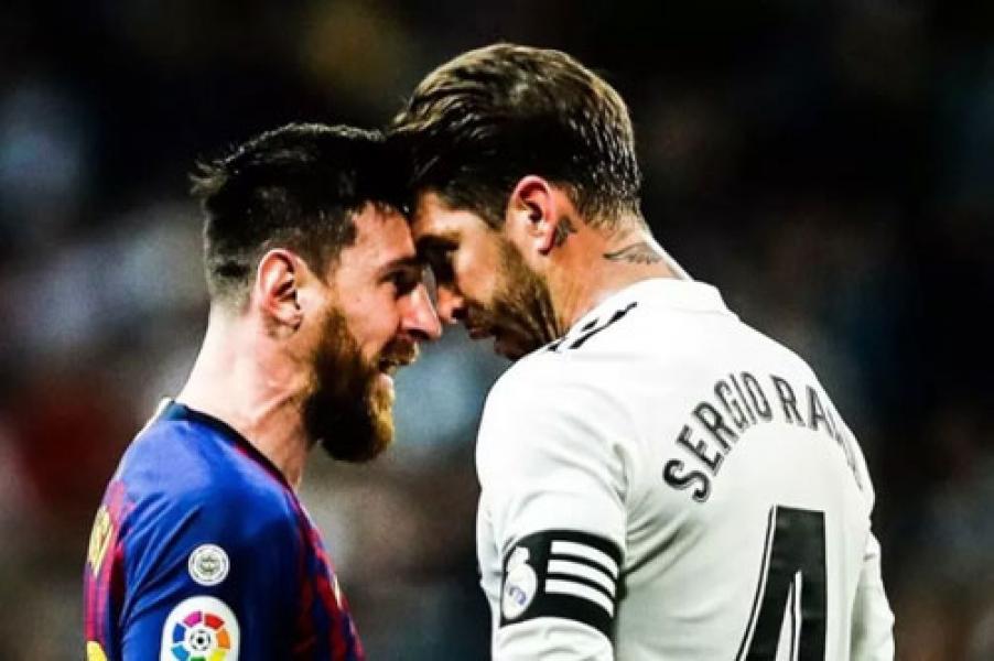 Pique: Ramos Buat Mulut Messi Berdarah!