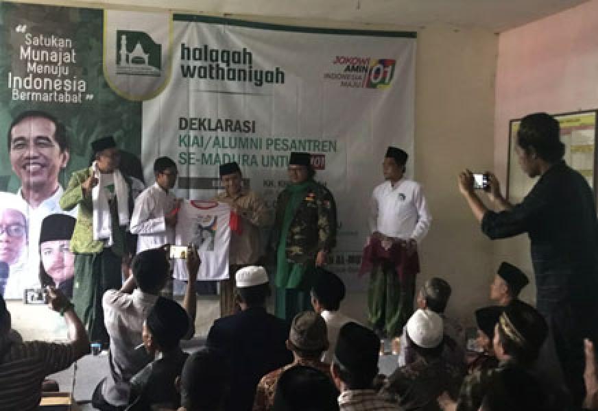 Ratusan Kiai dan Guru Ngaji se Madura Siap All Out Menangkan Jokowi-Amin