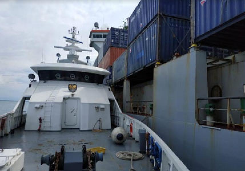 Tim Gabungan Bakamla RI dan Kementerian LHK Ungkap Pengiriman Kayu Eboni Ilegal 