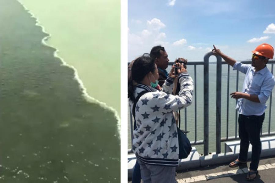 Viral Laut Suramadu Terbelah Dua, Begini Penjelasan Ilmiahnya