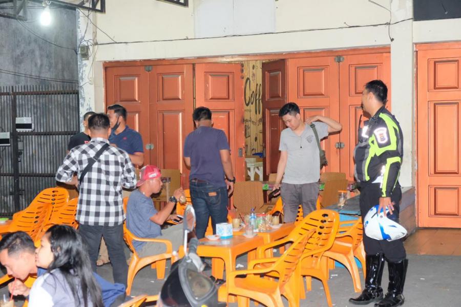 Antisipasi Penyebaran Covid 19, Polda Riau Gelar Patroli Skala Besar.