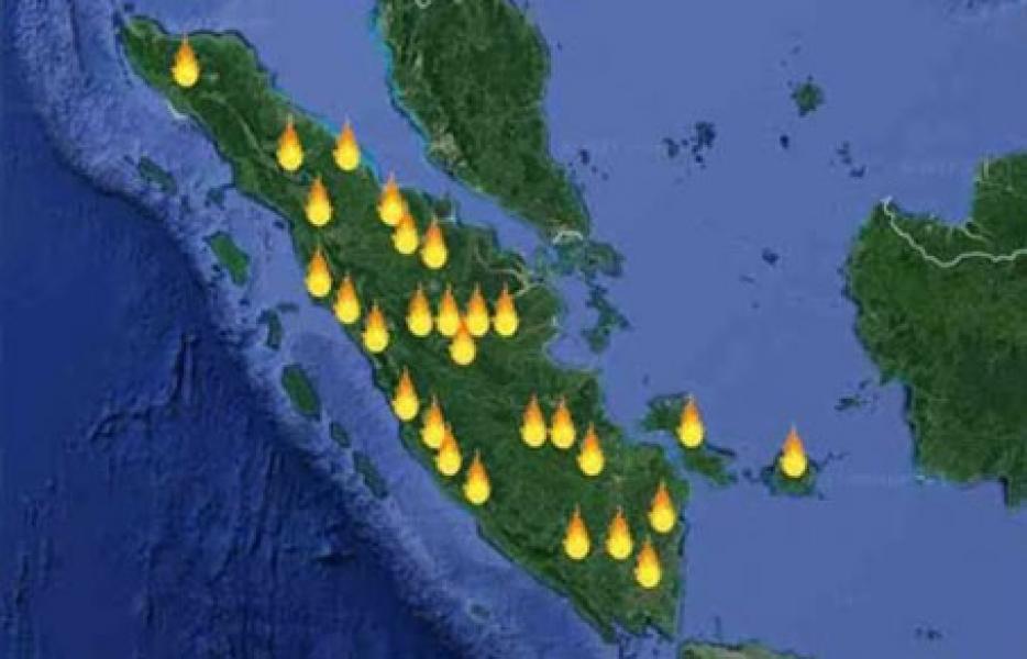 BMKG Deteksi 30 Hotspot di Riau