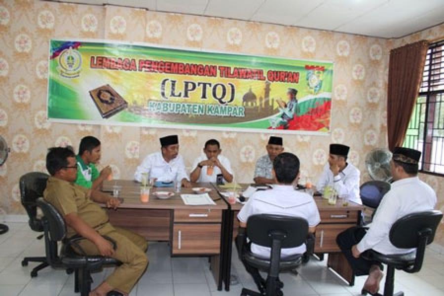 Bahas Hakim & Kepanitiaan MTQ, LPTQ Kampar Gelar Rapat