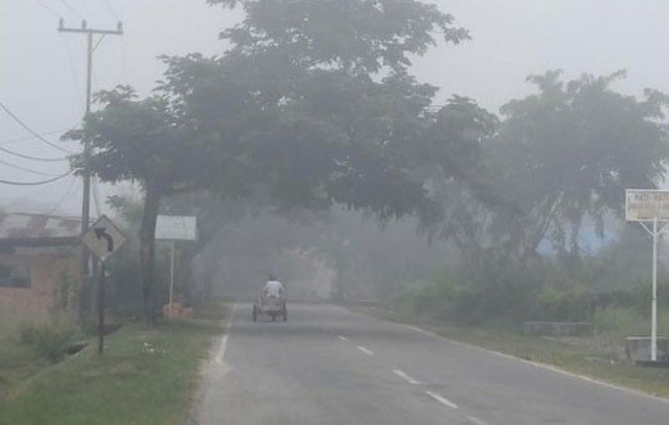 Bengkalis Diselimuti Kabut Asap