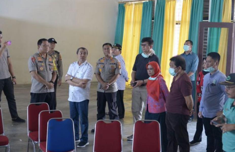 Gubri Tinjau Gedung SPN Polda Riau Untuk Inap Pasien Covid-19