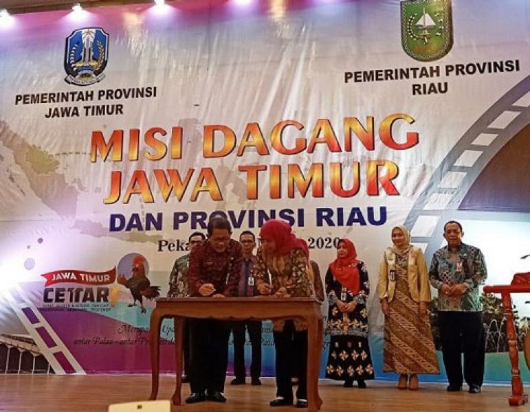 Jatim Bisa Jadi Alternatif Pemasok Kebutuhan Pangan Riau