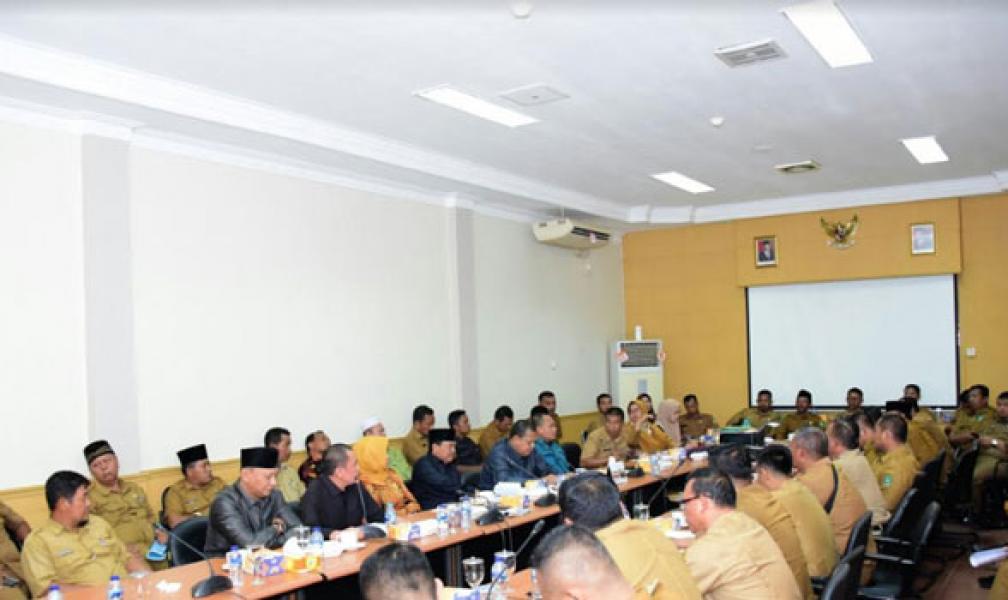 Komisi I DPRD Kabupaten Bengkalis Lakukan Hearing dengan Dinas PMD
