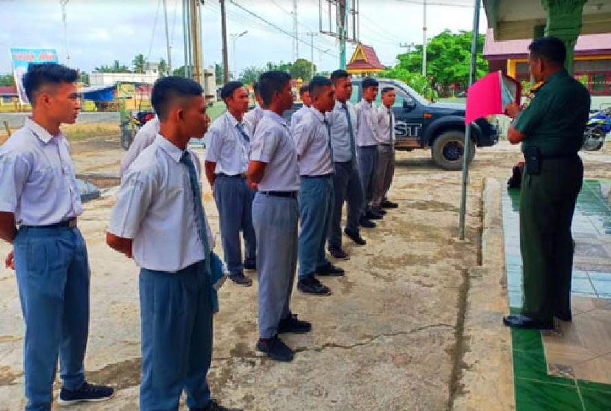 Koramil 10 Kunto Darussalam Bina Calon Prajurit TNI AD