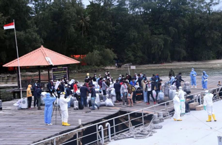 Panglima Kogasgabpad: 68 WNI Eks ABK MV. Diamond Princess Dipindahkan ke Pulau Sebaru Kecil