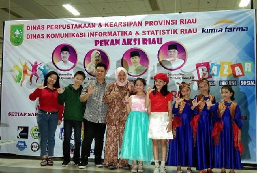 Pekan Aksi Riau, Kadispersip: Kita Wujudkan SDM Unggul