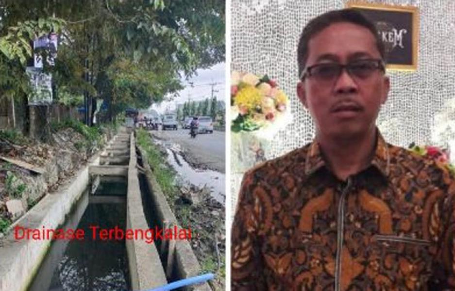 Pembangunan Drainase Di Jalan Kaharuddin Nasution Terbengkalai, PPK Saling Sanggah