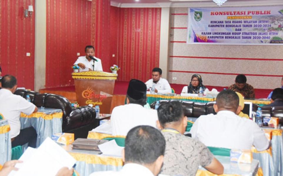 Percepat Perda RTRW, Pemkab Bengkalis Gelar Konsultasi Publik