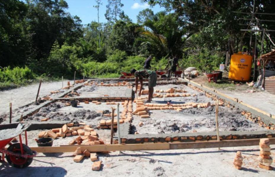 Satgas TMMD Ke-107 Kodim 1707 Merauke Awali Pembangunan 20 Rumah di Kampung Epem