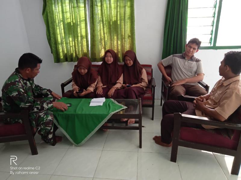 Selamatkan Generasi Muda, Babinsa Koramil 05/KK Berikan Penyuluhan Bahaya Narkoba