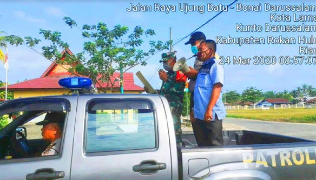 TNI-Polri Himbau Warga Cegah Virus Corona