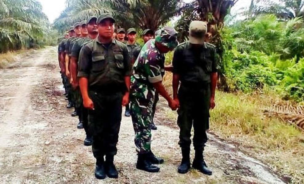 Tumbuhkan Rasa Respon Dan Sigap, Kpramil 10 Kunto Darussalam Latih Sejumlah Wanra