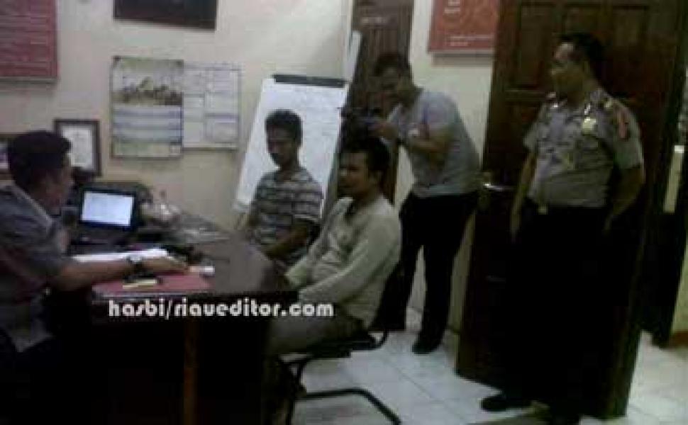 Dua Pelaku Curas Dibekuk Polsek Tapung, 3 Dalam Pengejaran