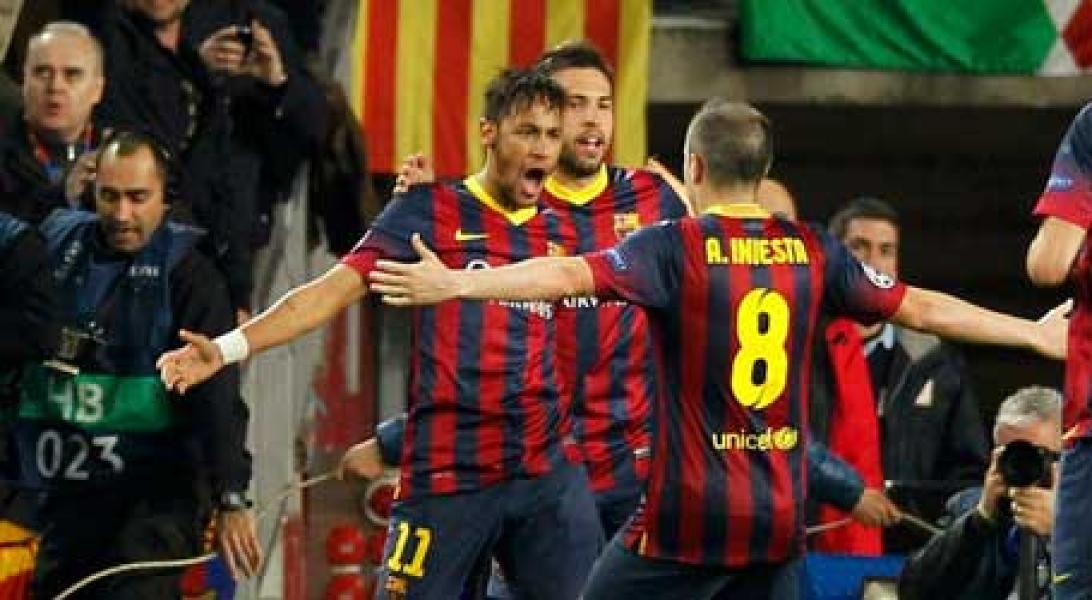 Gol Neymar Selamatkan Muka Barcelona