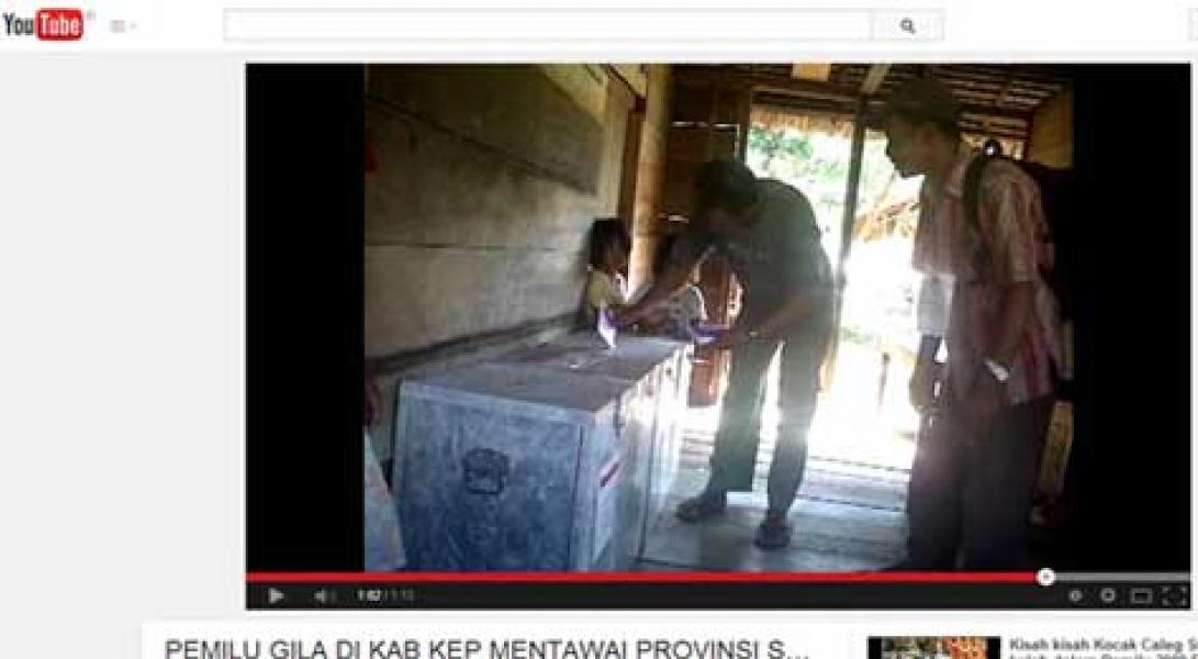 Ini Penjelasan Panwaslu Atas Video Pemilu Gila di Mentawai