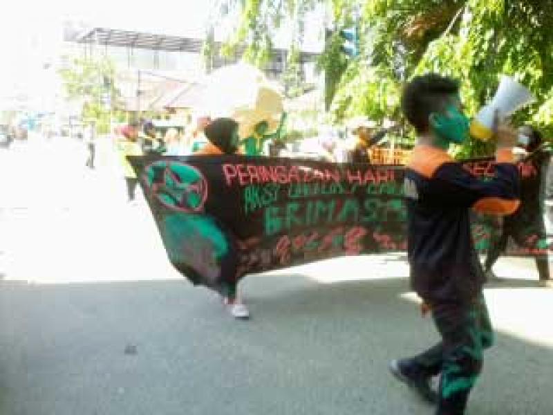 Peringati Hari Bumi Se Dunia, Brimaspala Unisi Gelar Aksi Teaterikal