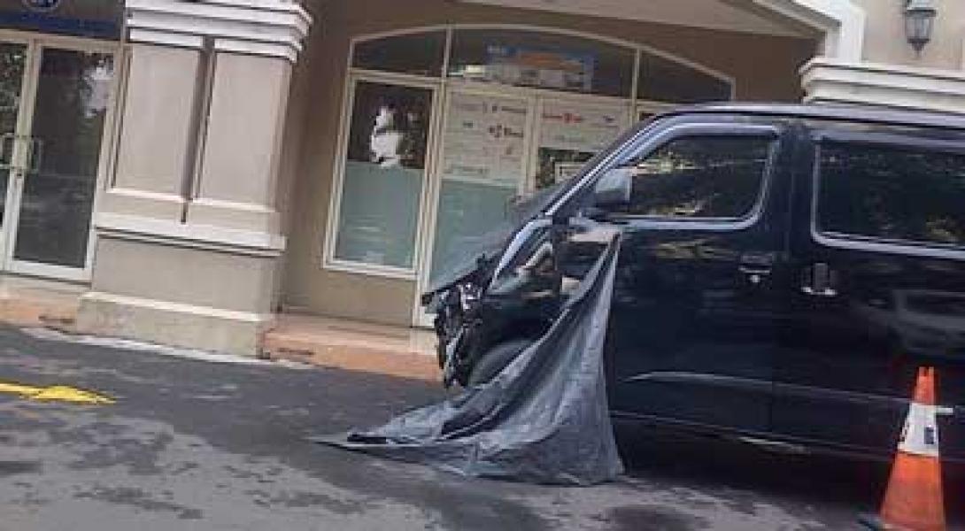 Saat Jatuh dari Lantai 28, PRT Timpa Mobil Grand Max