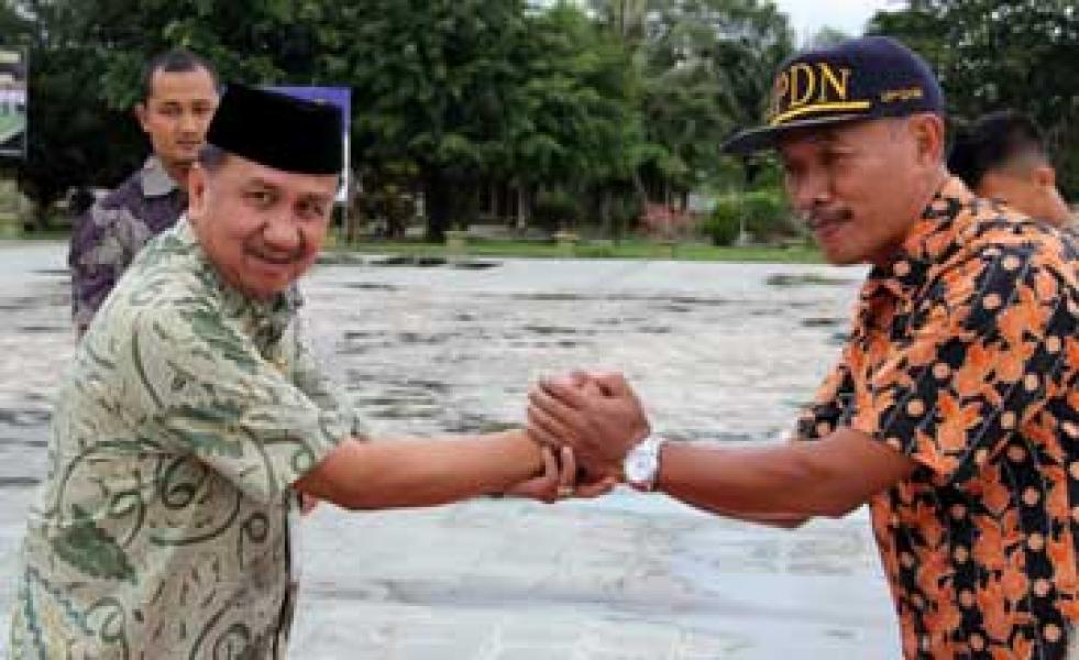 Selesai Jalani PL, Wabup Pimpin Upacara Pelepasan 173 Nindya Praja IPDN