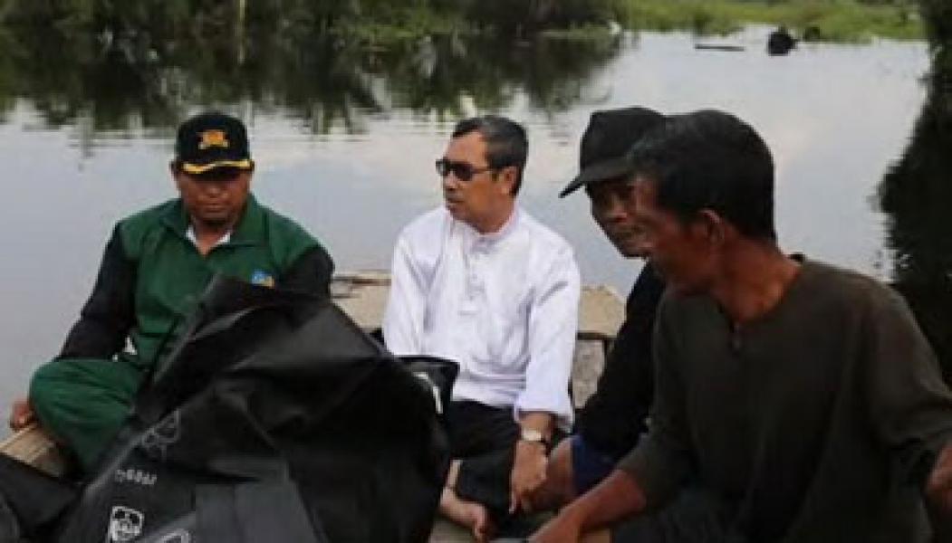 Sungai Meluap, Jalan Desa Olak Putus