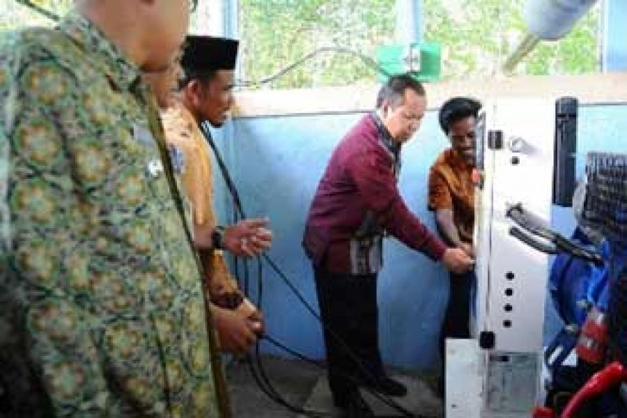 Tingkatkan Ratio Elektrifikasi, Meranti Tambah Daya 750 KW di Lemang